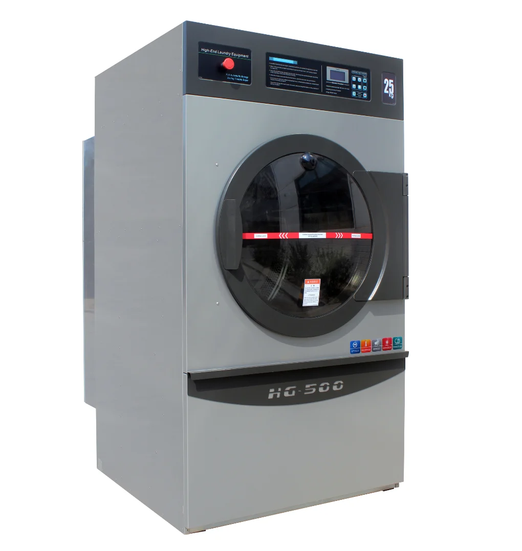 25kg Automatic energy efficient industrial and commerical tumble dryer for laundry shop and school hotel apartment