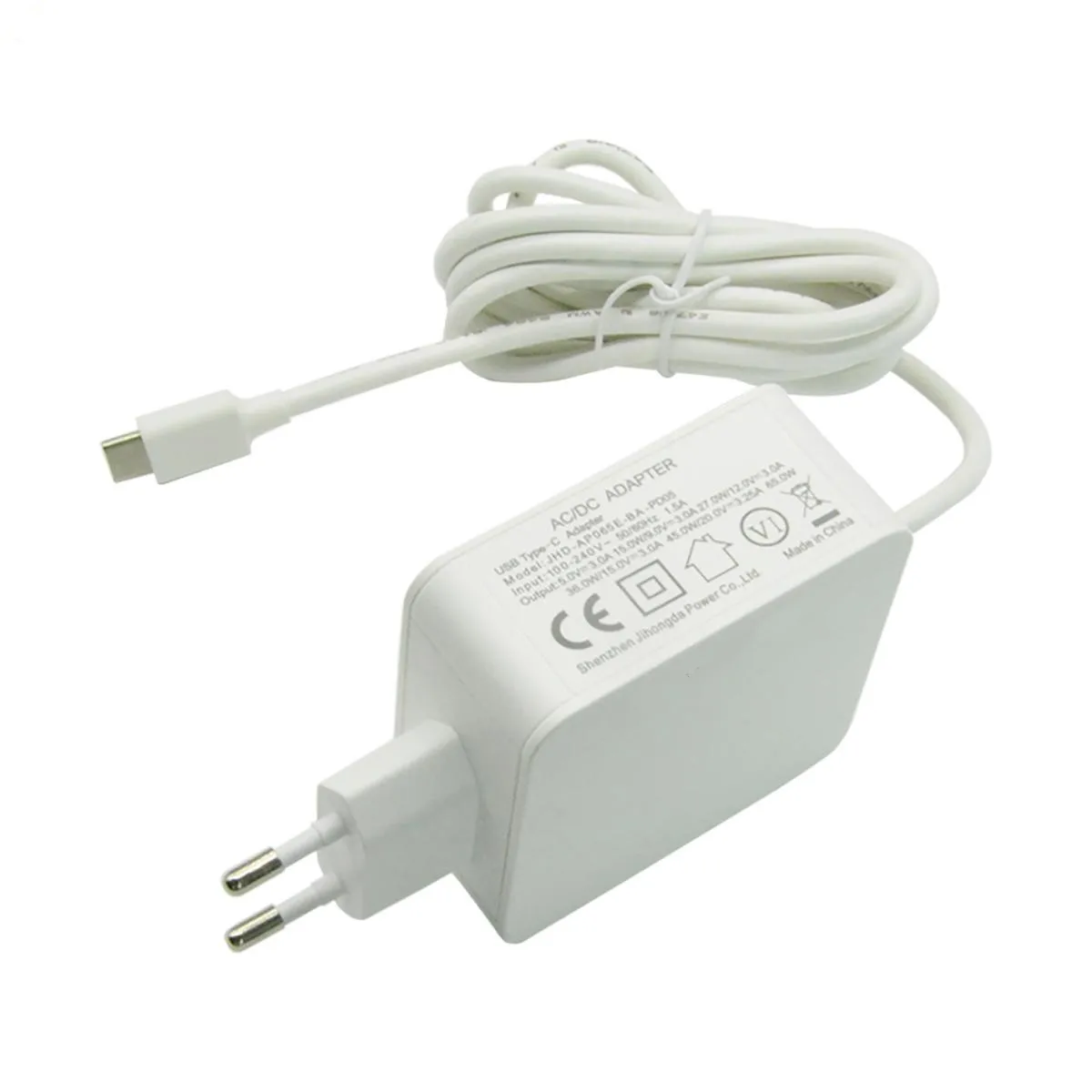 65W high-power monomer European regulation Type-C interface Apple phone charger and Macbook charger