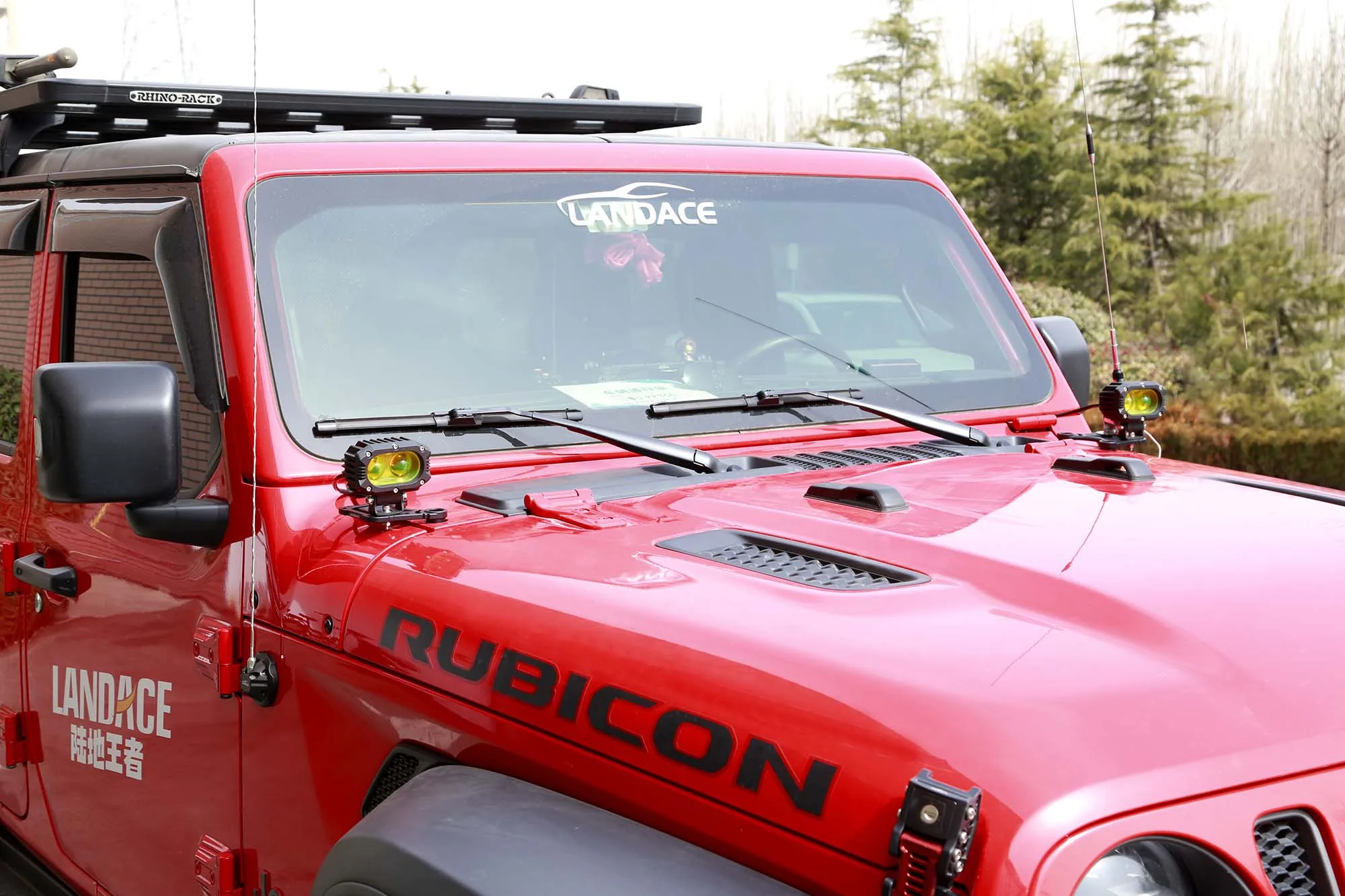 Manufacture Equipped Car 4*4 Tools Radio Antenna Base Cover Radome Antenna Housing for Jeep Wrangler