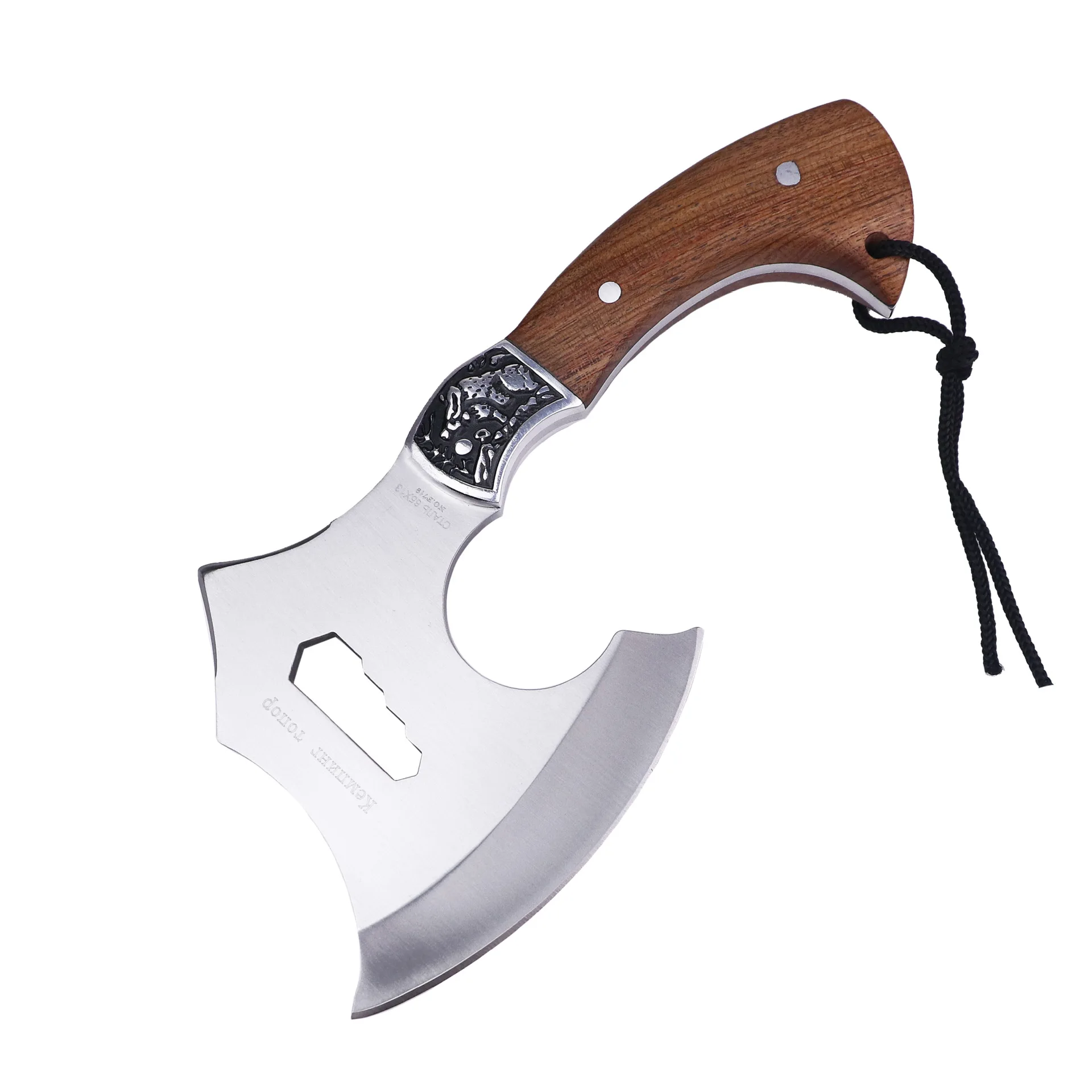 NaZhaoSen V-K Multitool Axe Hatchet Axe Outdoor Camping Viking High-End Beech Handle Axe