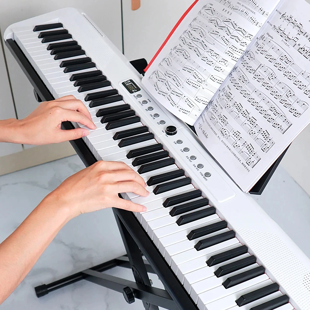 Mini Key 88 Keys Keyboard digital piano Musical Instrument MIDI Function with Bluetooth