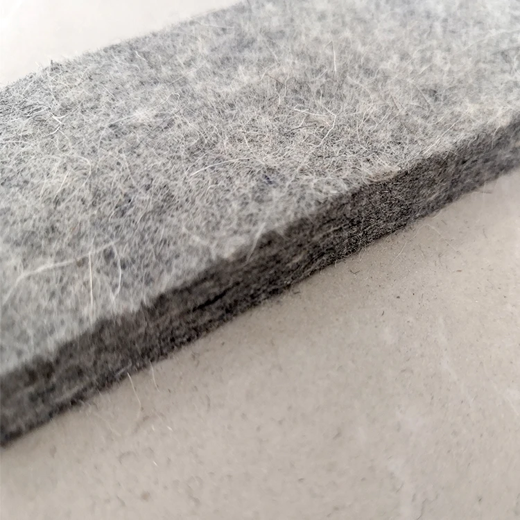 
High temperature squeegee felt buffer seal strips 