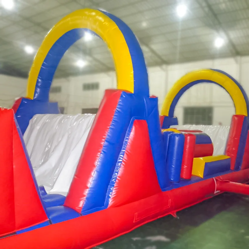 outdoor High Quality kids inflatable water obstacle course for sale