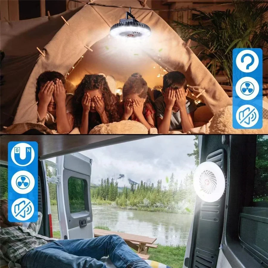 54 светодиодных многофункциональных фонарей для кемпинга