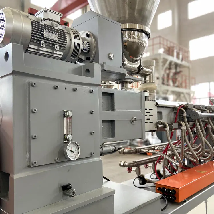 Plastic Granulator Machine Recycling Pelletizing Plastic Filler Masterbatch Plants Manufacture