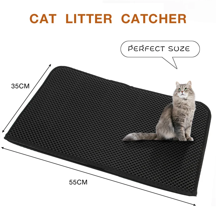 
Double Layer Waterproof Self Cleaning Cat Litter Box Training Mat for Cat Toilet 