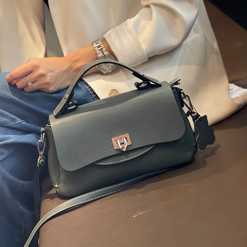 2022 luxury fashion shoulder side sling bolsos para mujeres crossbody genuine leather bags purses women handbags ladies
