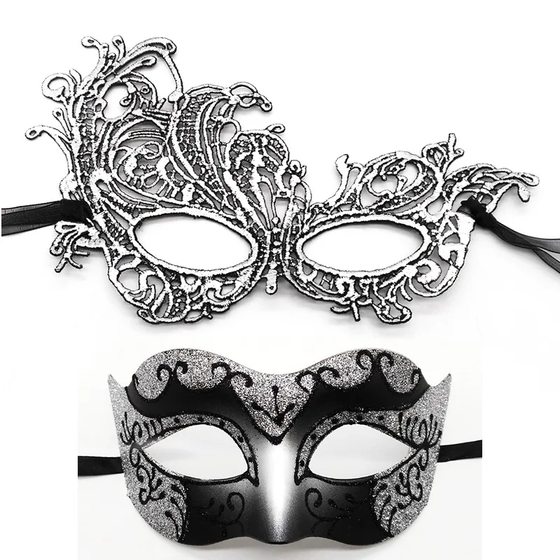 Venetian Costume Carnival Halloween Plastic Cosplay Costume Men Women Eyemask Masquerade Mask