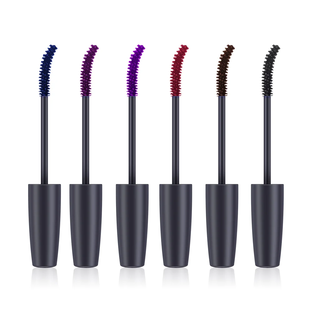 Private Label 6 Colors Long Lasting Waterproof Lash Enhance Effect Curling Lengthening Mascara
