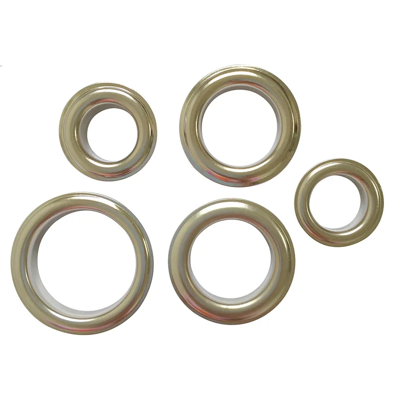 Factory metal iron  eyelets Plating small 2mm- 20mm Fasten round shape gunmetal Brass metal eyelet