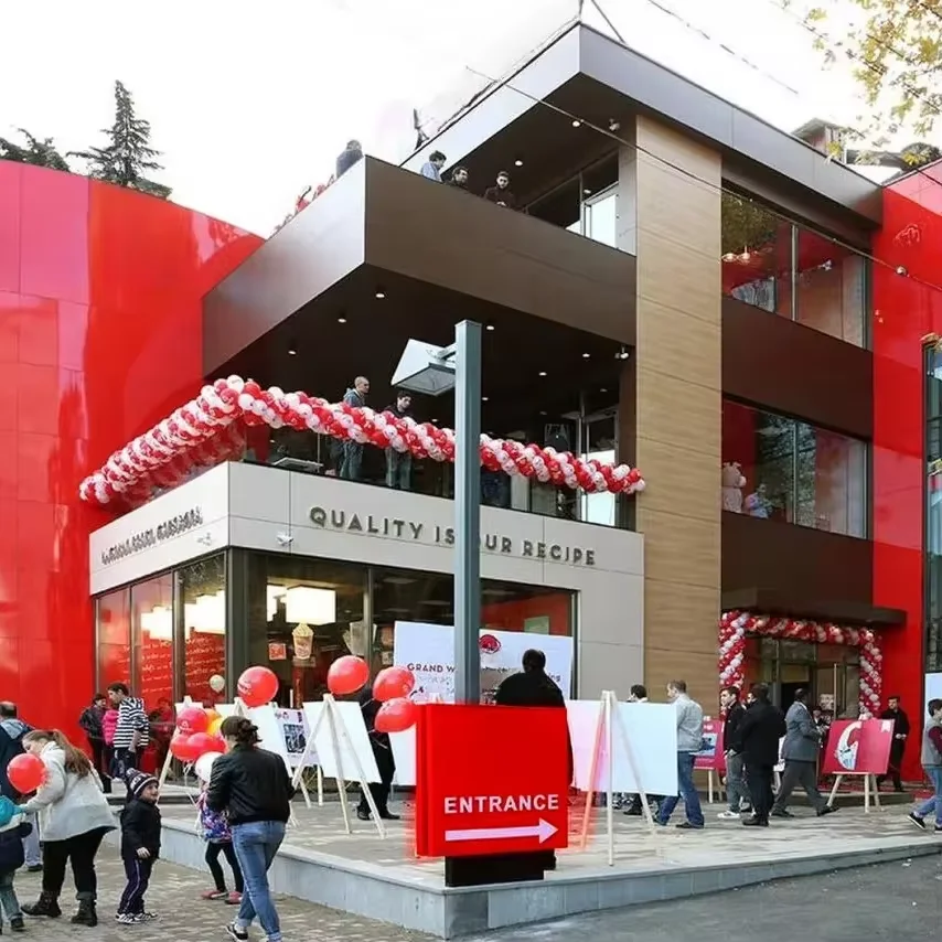 Наружные алюминиевые композитные панели коммерческие строительные материалы ACM ACP