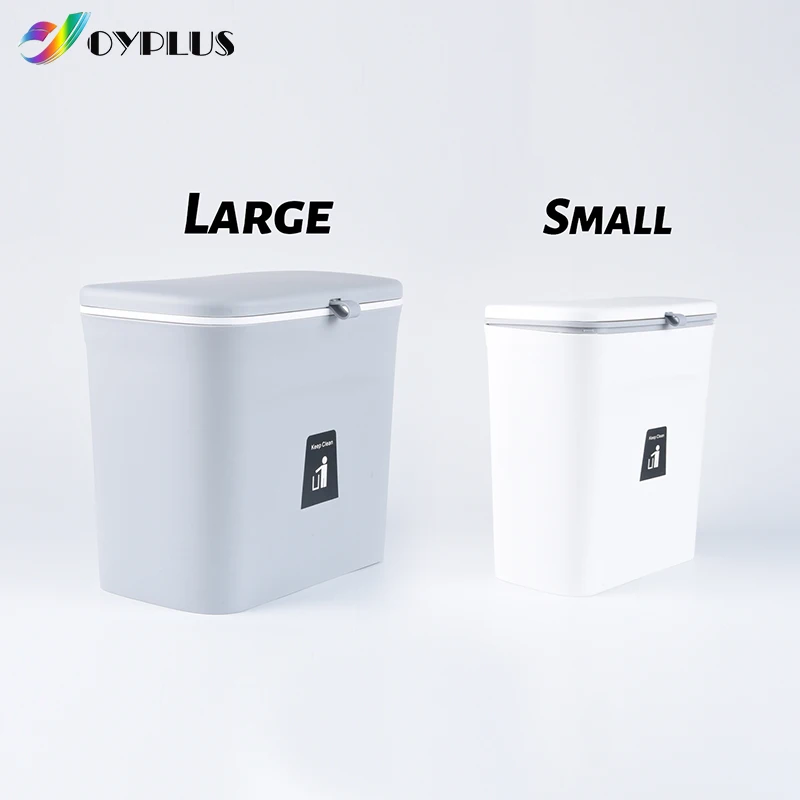 New 9L restaurant office hanging kitchen trash can plastic kitchen bin garbage trash waste bins