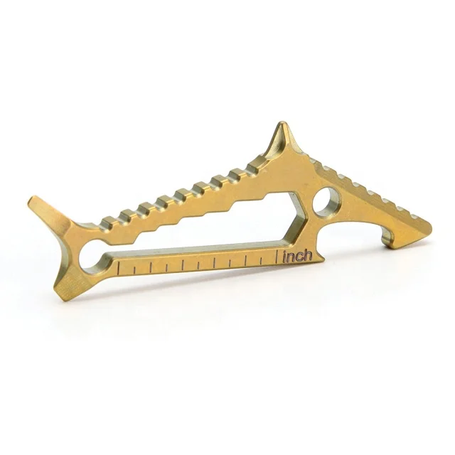 easily carry beer bottle opener edc tool titanium sharks edc screw driver  carabiner