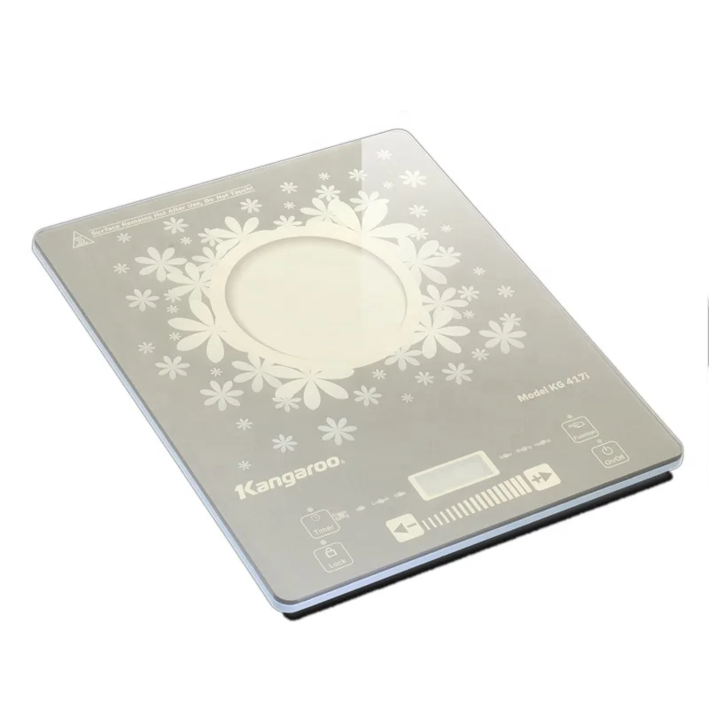 Colourful Crystal Induction Hob 1 Burners Heating Induction Household kitchen desktop Induction Cooker