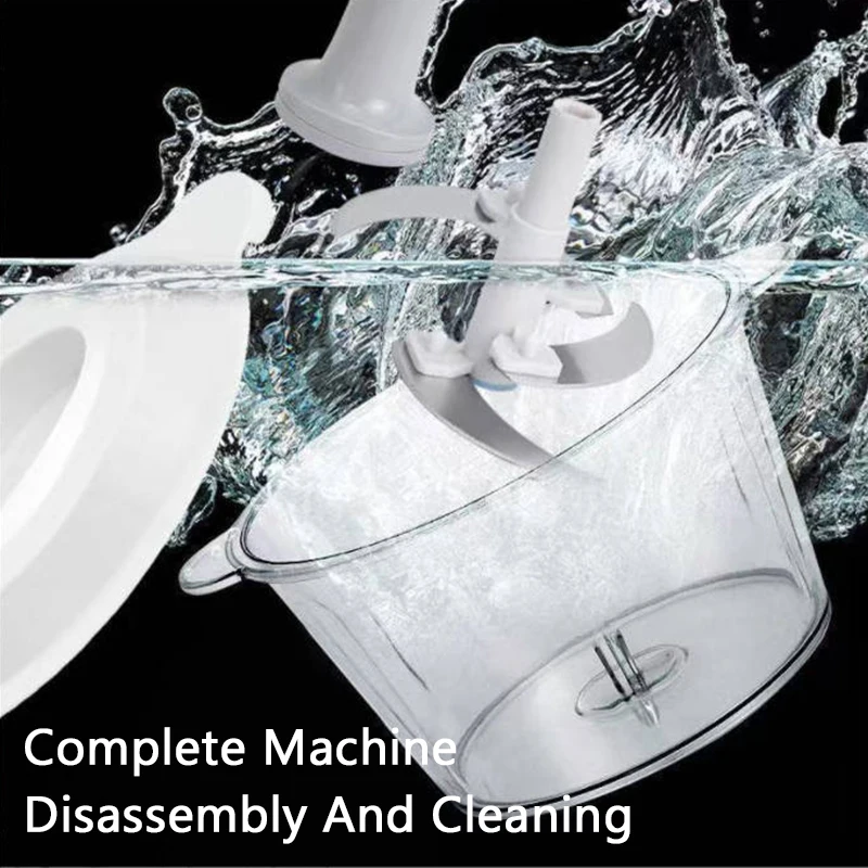 2024 Hand-Operated Steel Onion and Vegetable Chopper Plastic PP Meat Grinder for Kitchen Use for Home and Fruit Processing