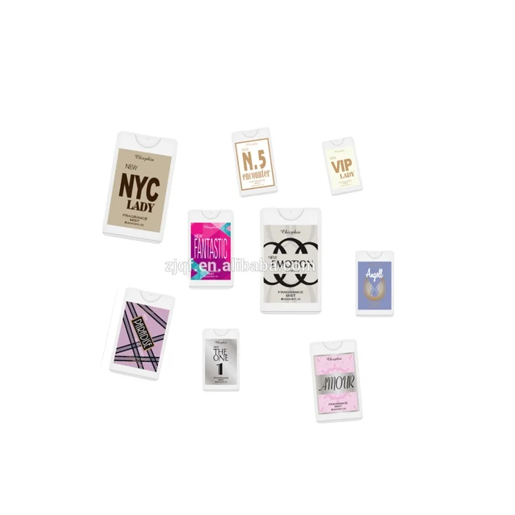 New Emotion fragrance small 20ml pocket brand name alcohol-free deodorant body spray oem body spray for men in pakistan