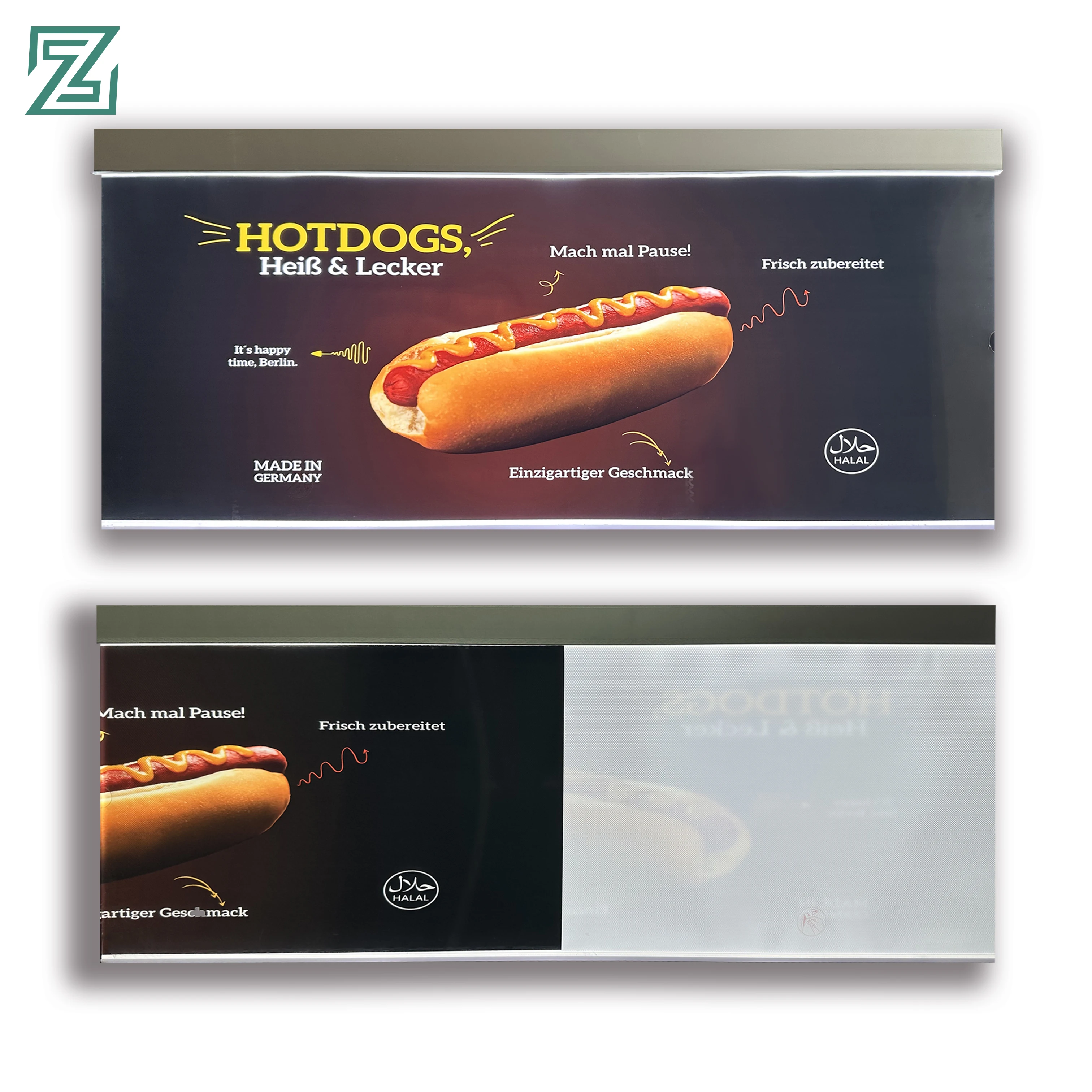 Lightbox Window Display A0/A1/A2/A3/A4 Aluminum Poster Frame Snap Ultra Thin Advertising Metal Lighting Led Light Box