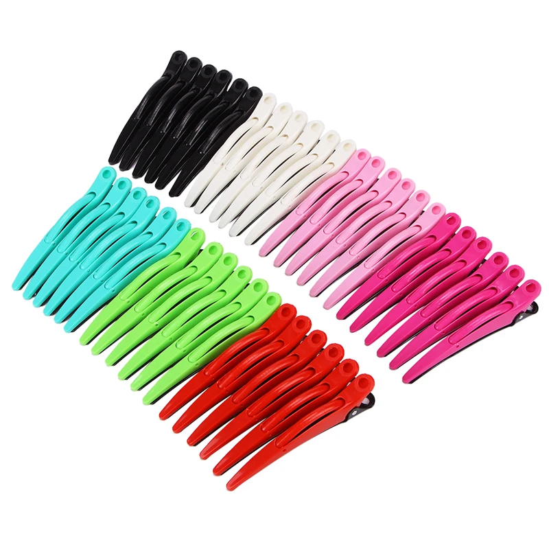 Клипса для укладки волос на заказ с логотипом, горячая Распродажа, инструмент для салона, Антистатическая клипса для волос из АБС-пластика