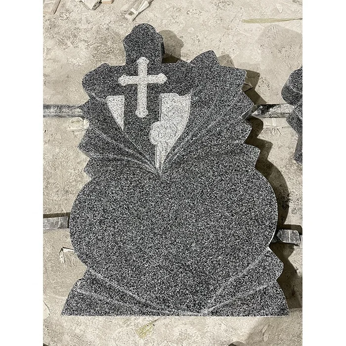 Best Black Granite Headstone Design Monument Natural Granite Headstones With European Style For Memorials