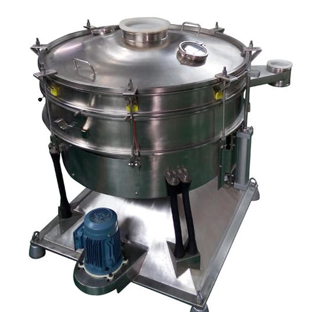 Sieving machine for corn powder