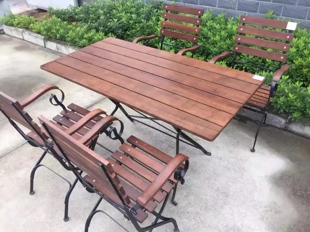 Outdoor bamboo Classical Cafe Tables & Chairs