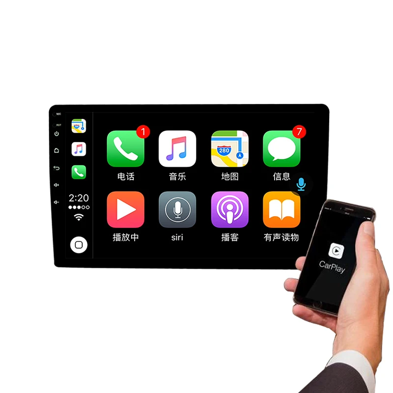 Универсальный видеоплеер Linux 9,0 10,1 дюйма с поддержкой беспроводной Carplay Android Авто Carlife Huawei HiCar автомобильный DVD-плеер