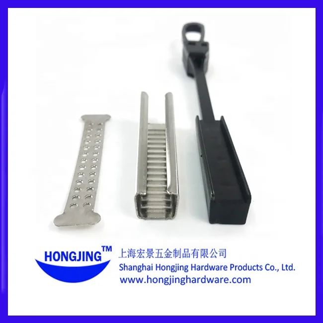 Stainless Steel And Plastic Wire Rope Cable Clamp