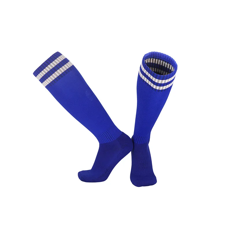 soccer athletic performance supplier custom design knee high terry embroidered men sports football sock