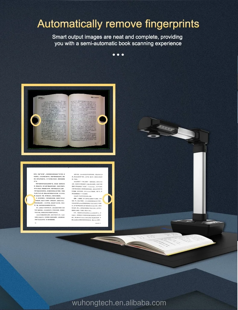 Factory Direct Supply book Scanner Camera 20 Mega High Resolution Portable book Scanner Camera For Office