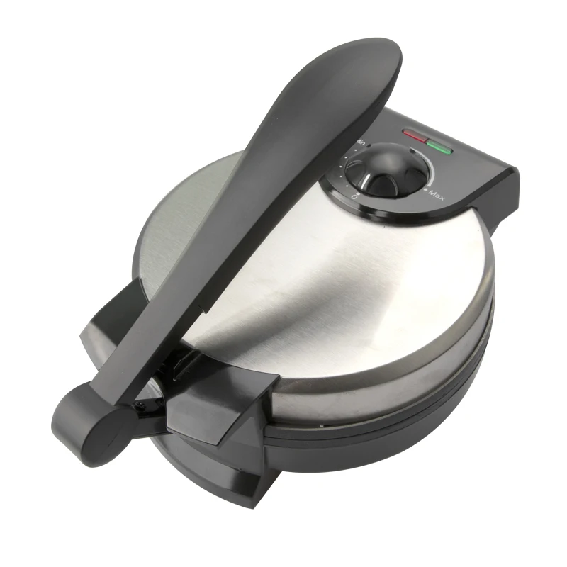 Stainless Steel Non Stick Tortilla And Rotimaker 8 inch 110 Volt for USA Plug