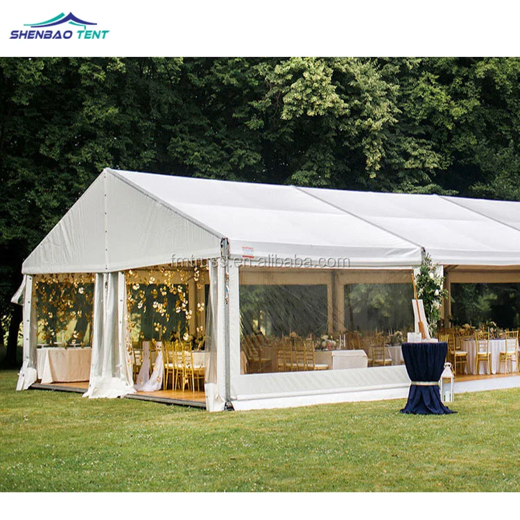 Modern Clear Roof Wedding Tents Transparent Party Event Wedding Glass Wall Atrium Tent for Commercial Ceremony