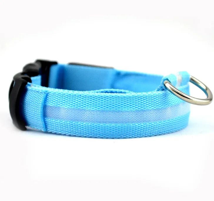 Hot Selling Pet USB Rechargeable Small Wire Mesh LED Dog collar