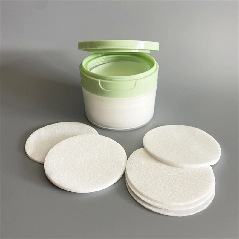 YP52 Manufacturer produce disposable nonwoven plain make up remover cotton pad