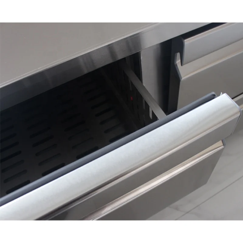 Commercial Stainless Steel Salad Under Counter refrigerated pizza prep table refrigerator