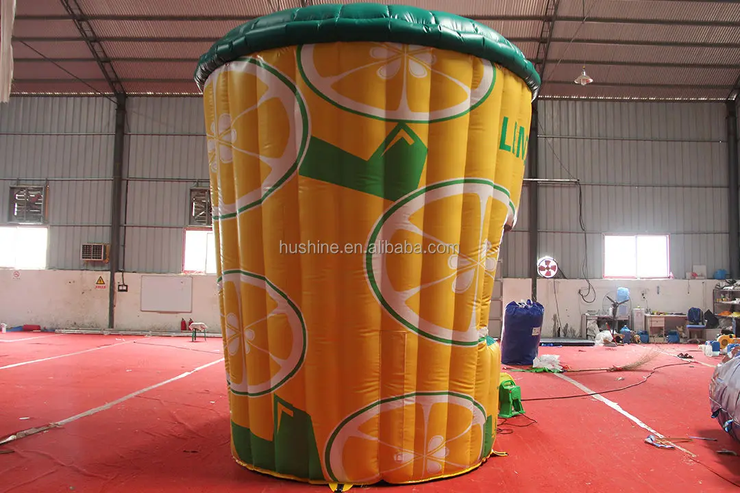 Commercial Concession tent advertising food booth for Event Lemon Drink Tent Booth Inflatable Lemonade stand