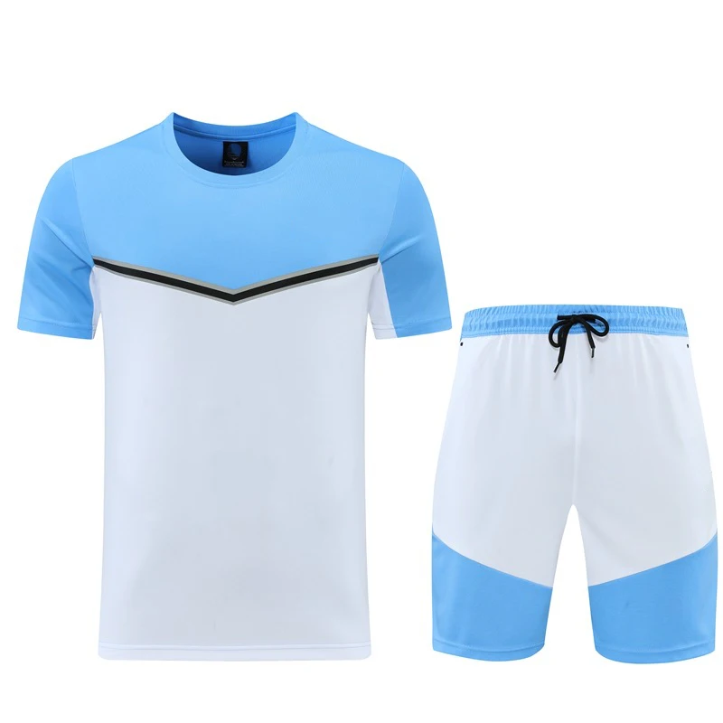 Wholesale training&jogging wear with factory price football sets hot sale breathable quick dry soccer wear suits