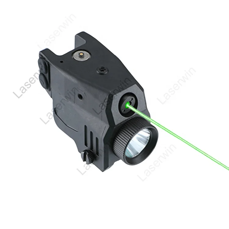 Светодиодный стробоскопический фонарик с высокой яркостью и зеленым лазерным прицелом для освещения Пикатинни