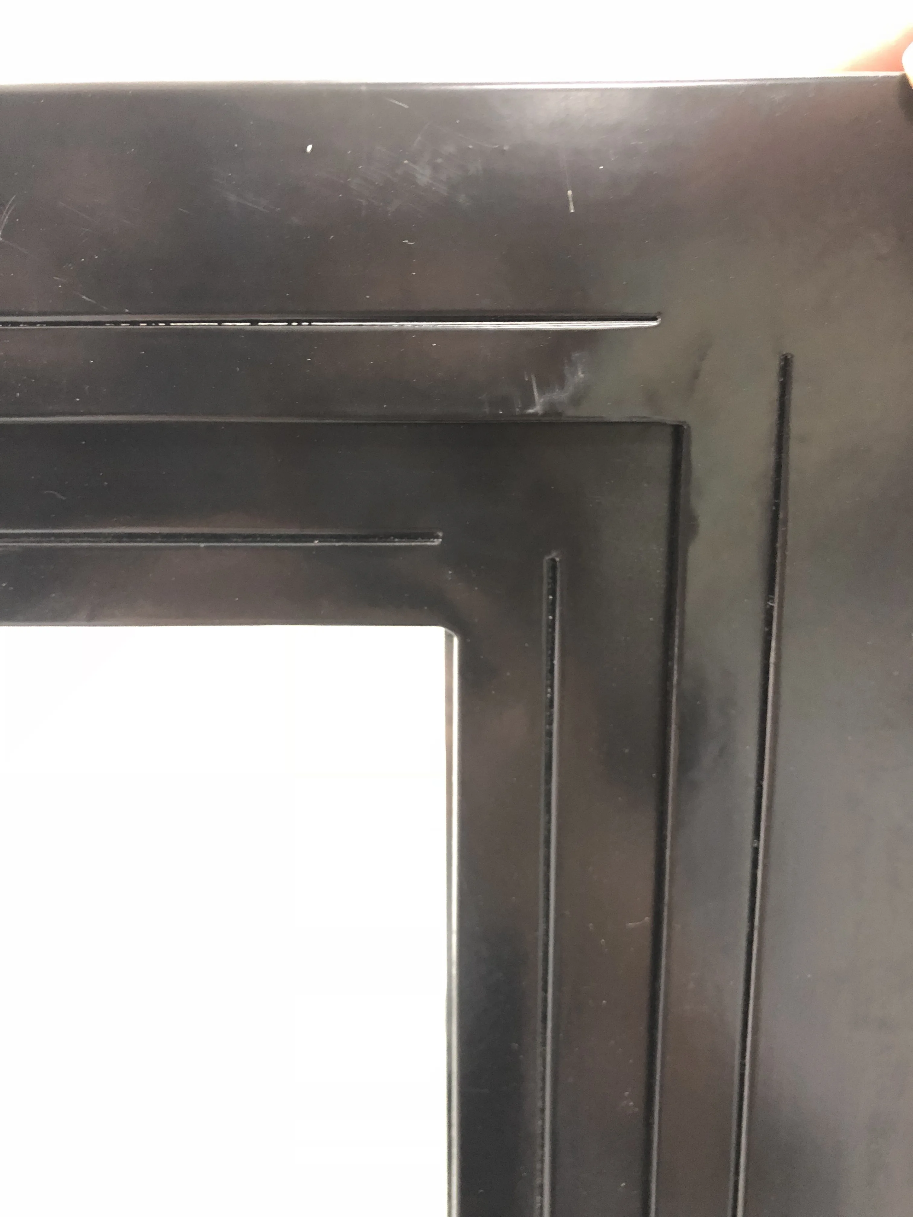 Lowest price Top Manufacturer simple iron grill window door loft door grill design double door steel casement window