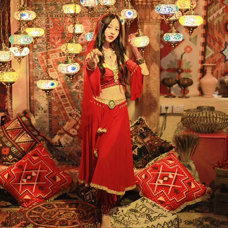 Egyptian sexy dancer goddess cosplay Princess Aladdin professional belly dance costume