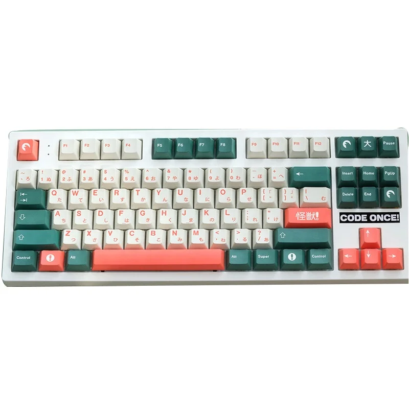 Клавиши PBT с сублимационной печатью GMK Kaiju колпачки для клавиш JP/US вишневым профилем ISO Enter 6U 6.5U 7U