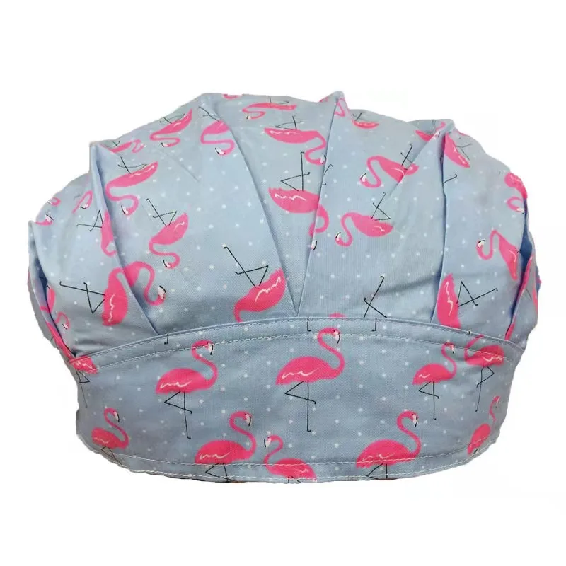 reusable Patient Nurse Use Hair Surgical Caps Woven Surgical Bouffant Cap