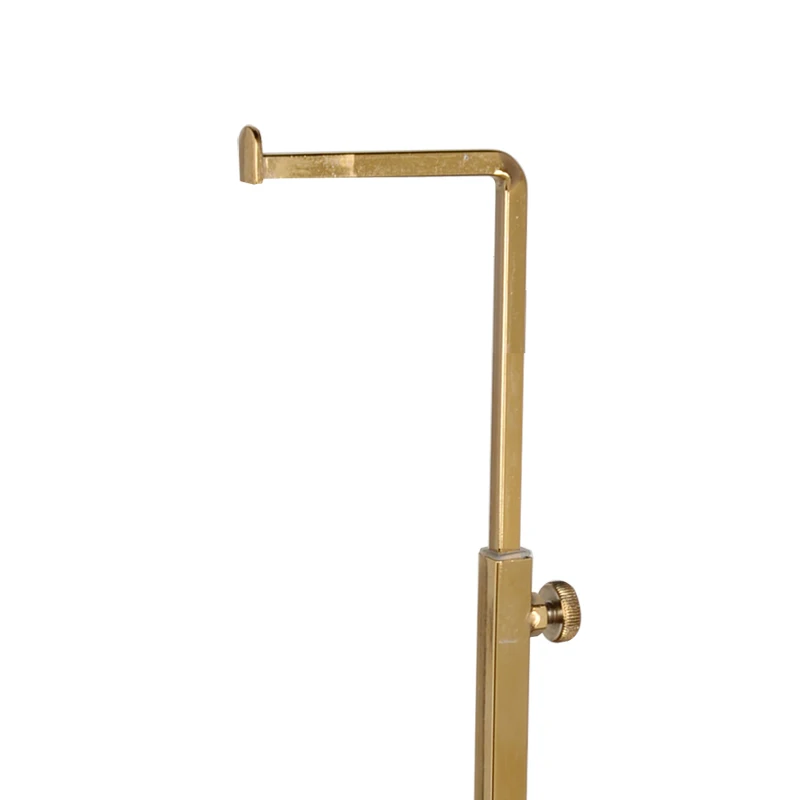 Height adjustable metal handbag display stand for retail market