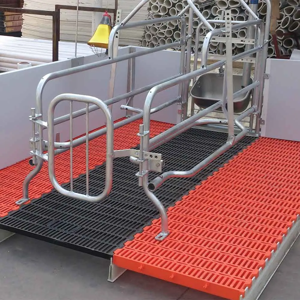 Pig Gestation Stall New 500MM Cage Equipment Pig Farrowing Pen Plastic Slat Floor For Sale