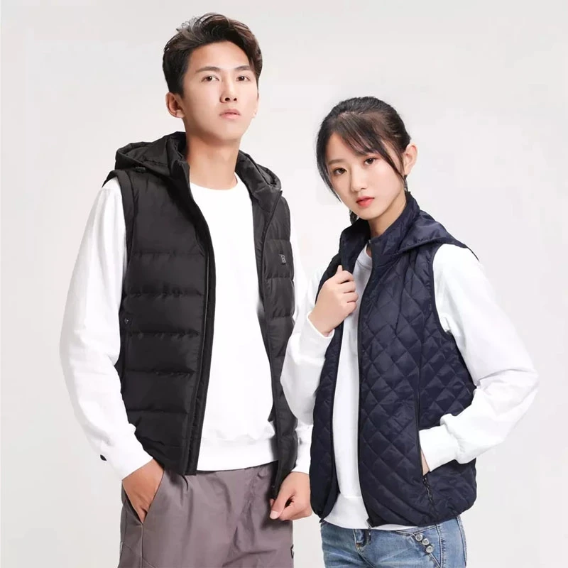 Youpin PMA Graphene Heating Vests Men Women Winter Electric Thermal Clothing Waistcoat Jacket For Outdoor Sports Winter Coat