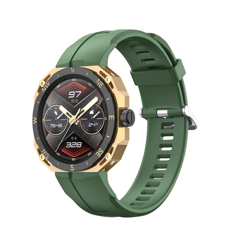 Smart Watch Accessories Silicone Watch Strap Case For Huawei Gt Cyber Smart Watch