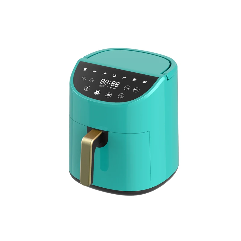 Hot Sale Airfryers Electric Hot Deep Air Fryer  Light Basic Silk Body Steel Stainless Logo Power Surface Plug Rohs