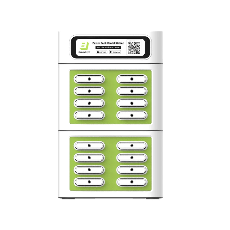 global source supply OEM / ODM 8 slots power bank sharing station Pay to charge with QR code without power banks