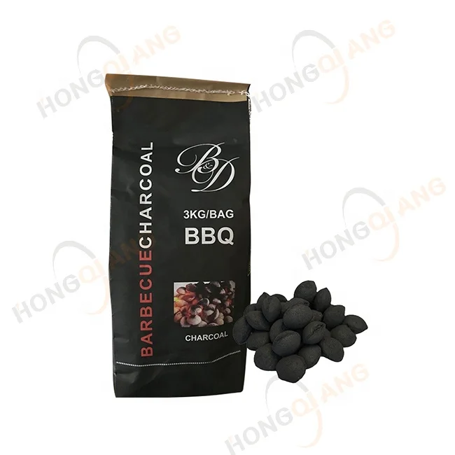 HQBQ0003 HongQiang семейный портативный Ресторан барбекю еда бамбуковые брикеты нагревательный