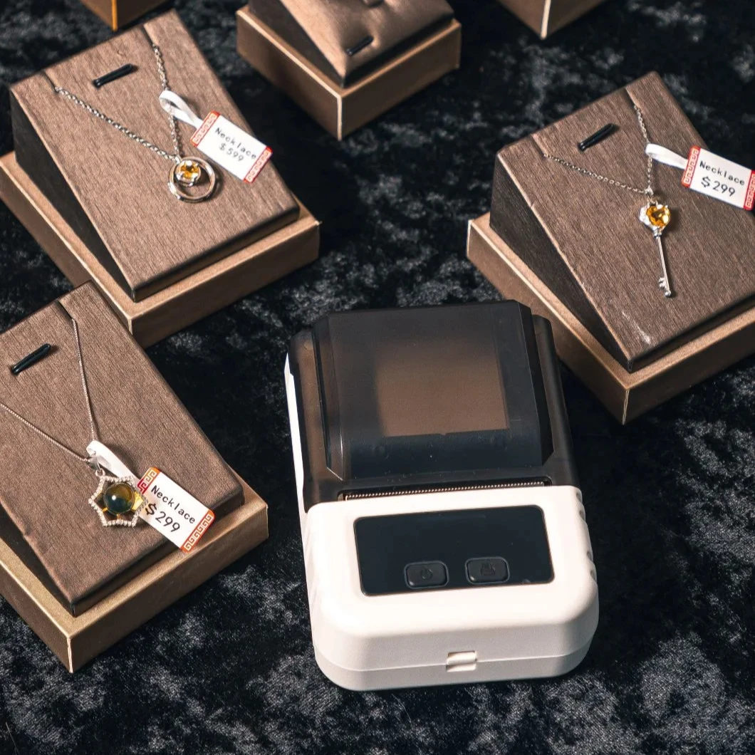 50mm 2 Inch BT  Barcode Sticker Providing Android Label Printer