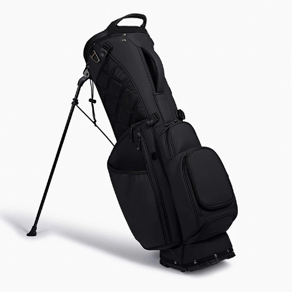 PRIMUS GOLF Custom OEM black stand golf bag pu leather high quality 7/14 way full length divider golf bag